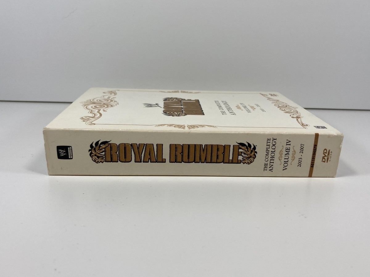 WWE Royal Rumble The Complete Anthology Volume 4 DVD 5 Disc Set  