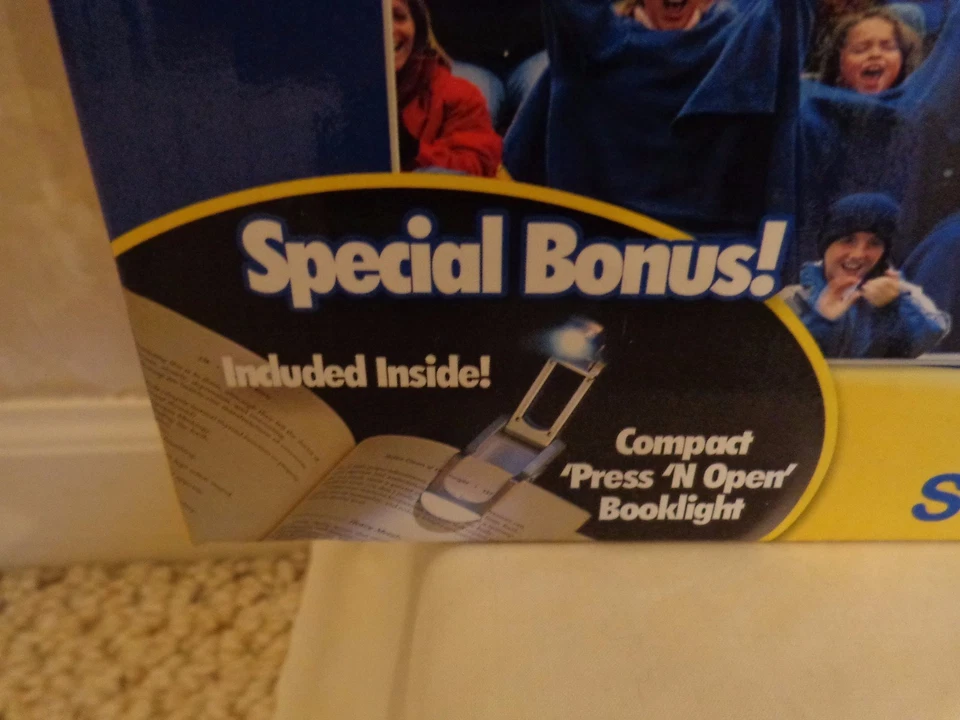 Snuggie, The Blanket That Has Sleeves with book light. (#1434) - Image 4 of 4