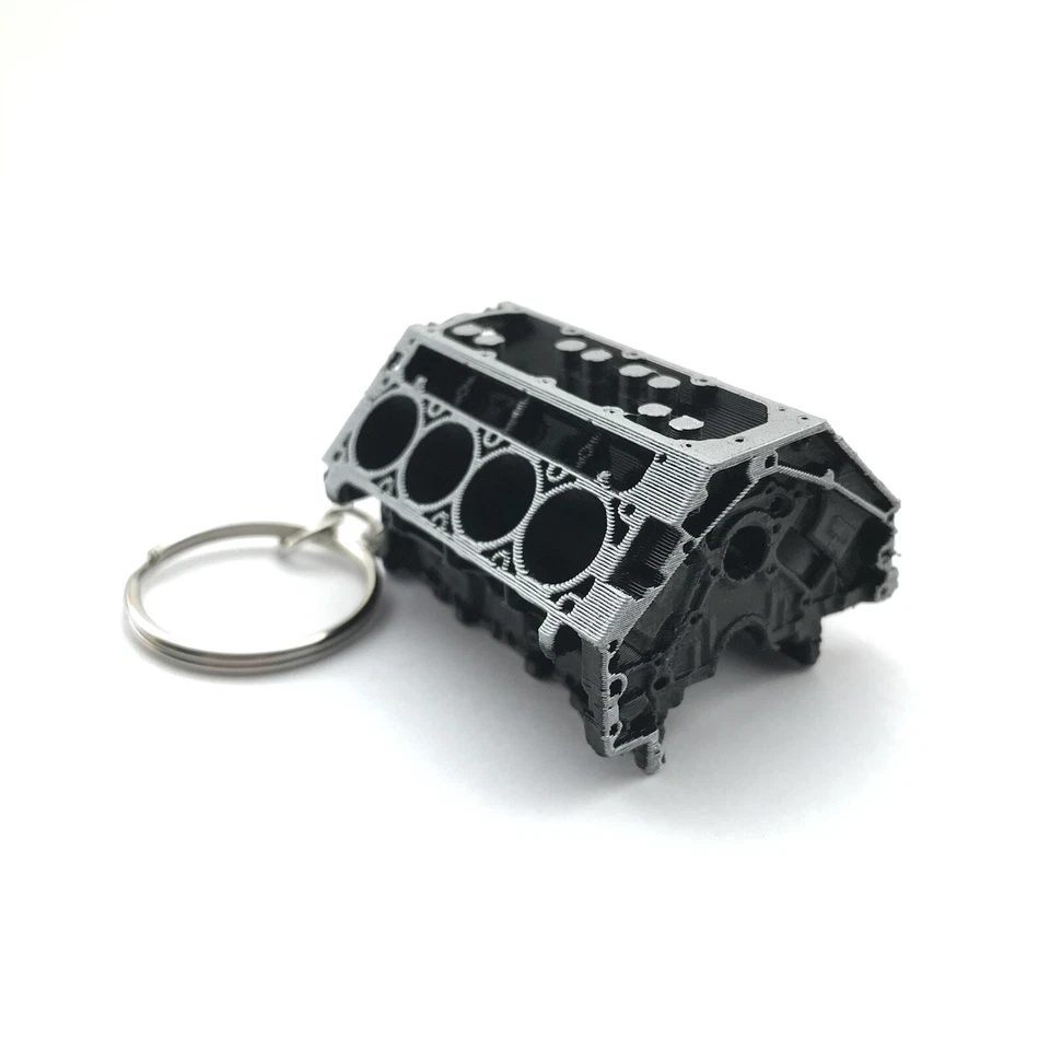 Llavero bloque motor LS - Bloque motor modelo Chevrolet V8 - Llavero motor GM Foto 3 de 4