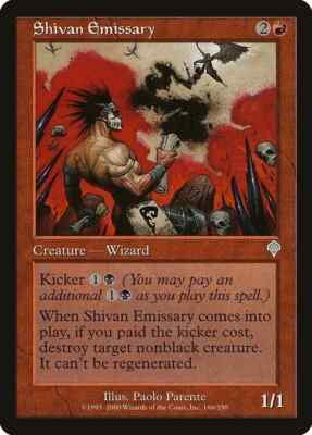SHIVAN EMISSARY X 4 E/X+ INVASION MAGIC THE GATHERING