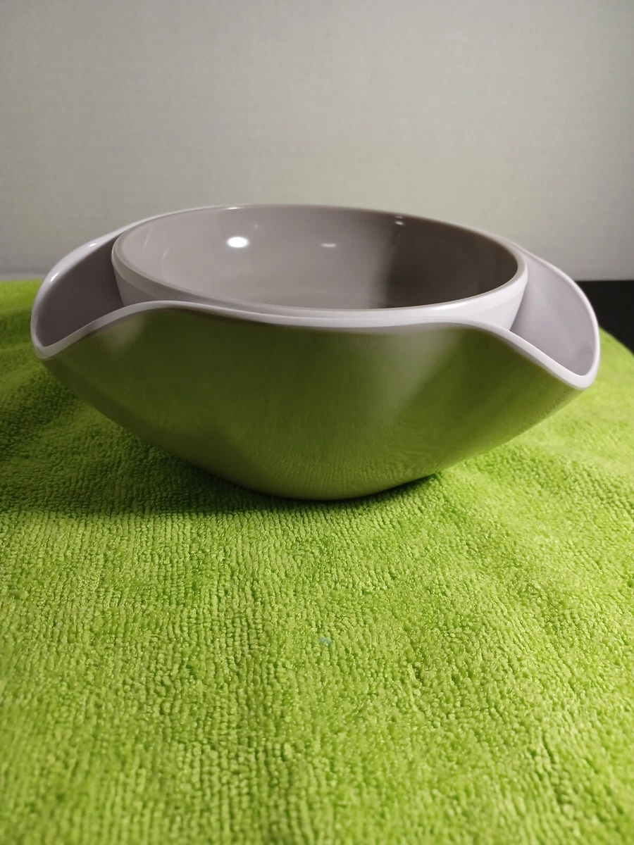 Joseph Joseph Gray Double Dish Pistachio Snack Serving Bowl