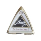 Vintage 1970 Blatz beer triangle sign