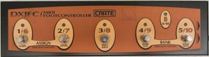 Crate DXJFX Foot Controller for DX Amps, UNTESTED, parts only