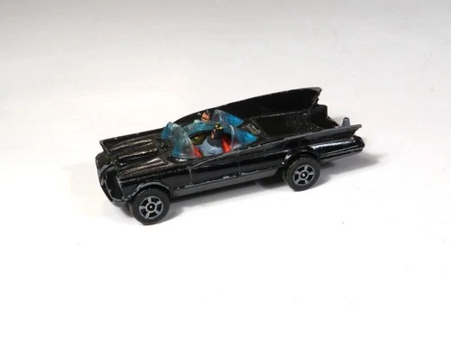 Vintage 1970's Whizzwheels Corgi Juniors BATMOBILE Toy Diecast Car Great Britain