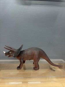 1985 Vintage Imperial Toy Triceratops Dinosaur Hong Kong Figure 10.5” No Box