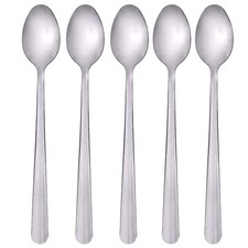 24 X 8" Long Spoons Ice Cream Cocktail Teaspoons Coffee Soup Tea Stainless Steel