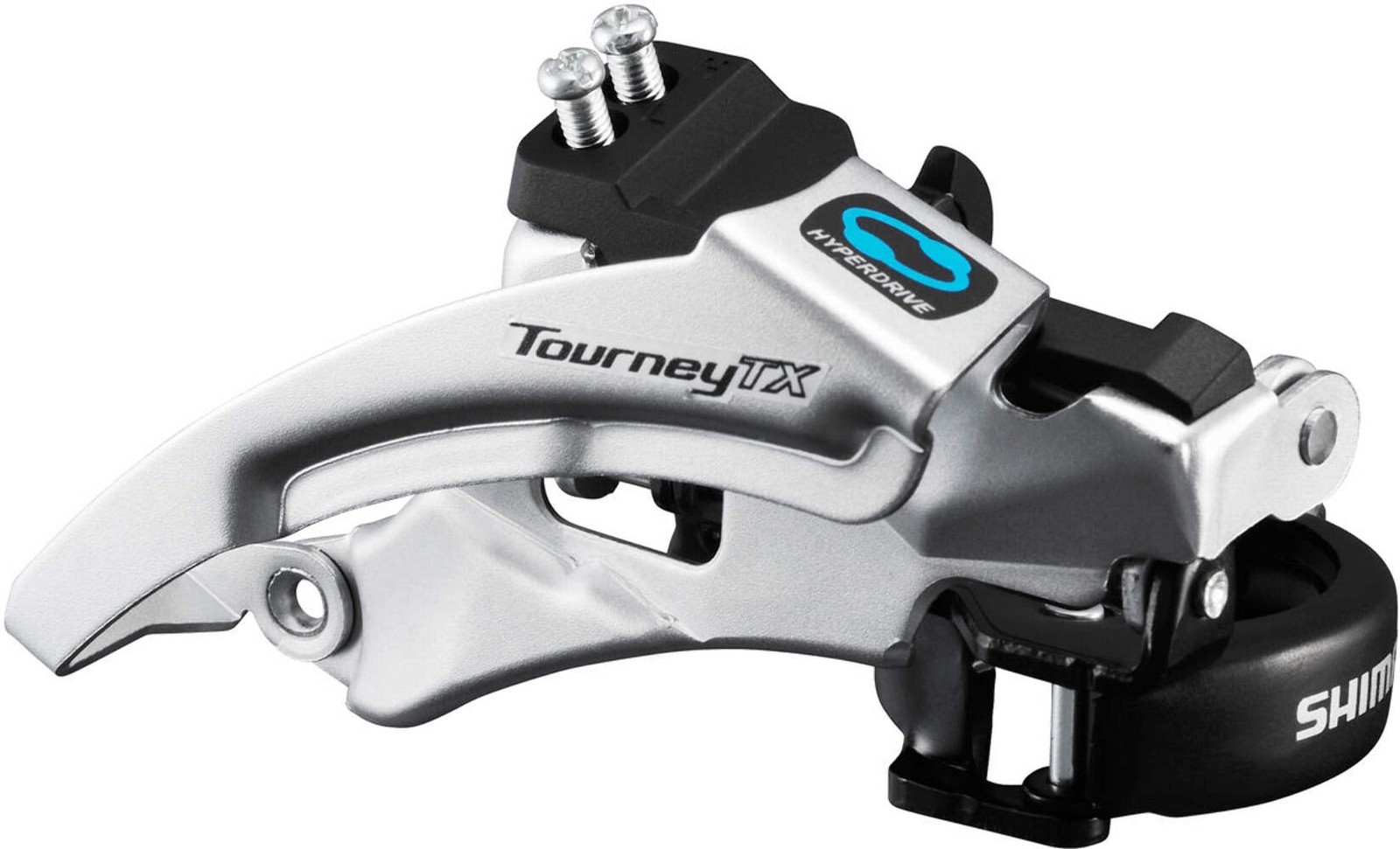 Shimano Tourney / TY FD-TX800 Tourney TX front derailleur, top swing, dual pull,
