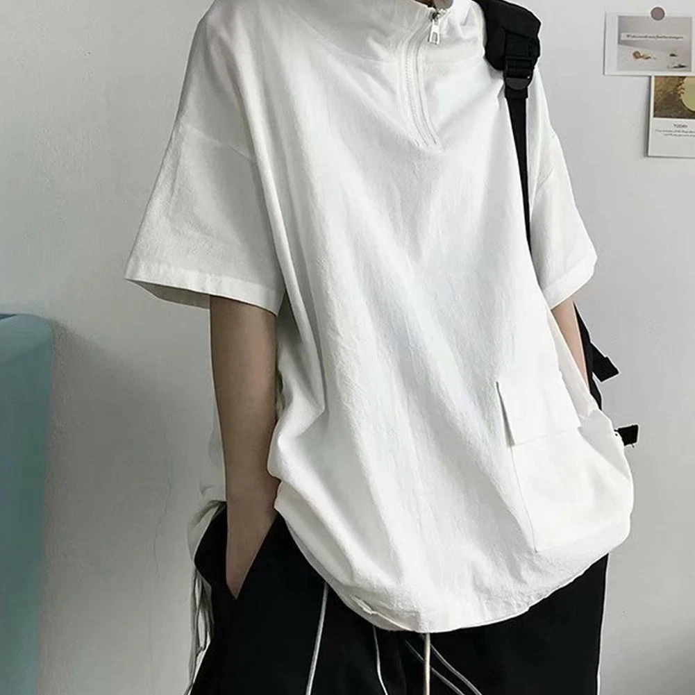 SACAI Per Usura Quotidiana Uomo Top Felpe Borsa Tinta Unita Harajuku