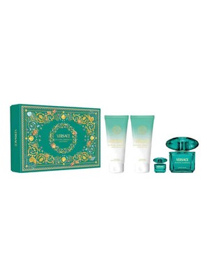 Versace Crystal Emerald EdP Damen-Geschenkset 90 ml (4-Teilig) Duft NEU OVP