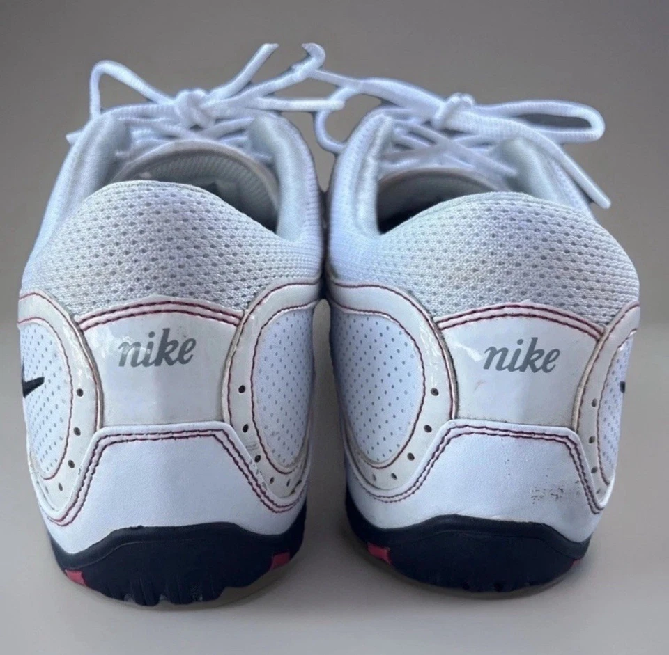 Женские туфли для гольфа 9 Nike Zoom Air белые черные красные 317470-106 - Изображение 2 из 4