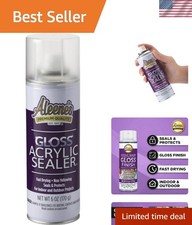 Versatile 6 oz Clear Acrylic Sealer Spray - Gloss Finish for All Surfaces