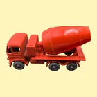 EARLY Matchbox Lesney #26 Foden Cement Mixer Truck Orange England GRAY WHEELS