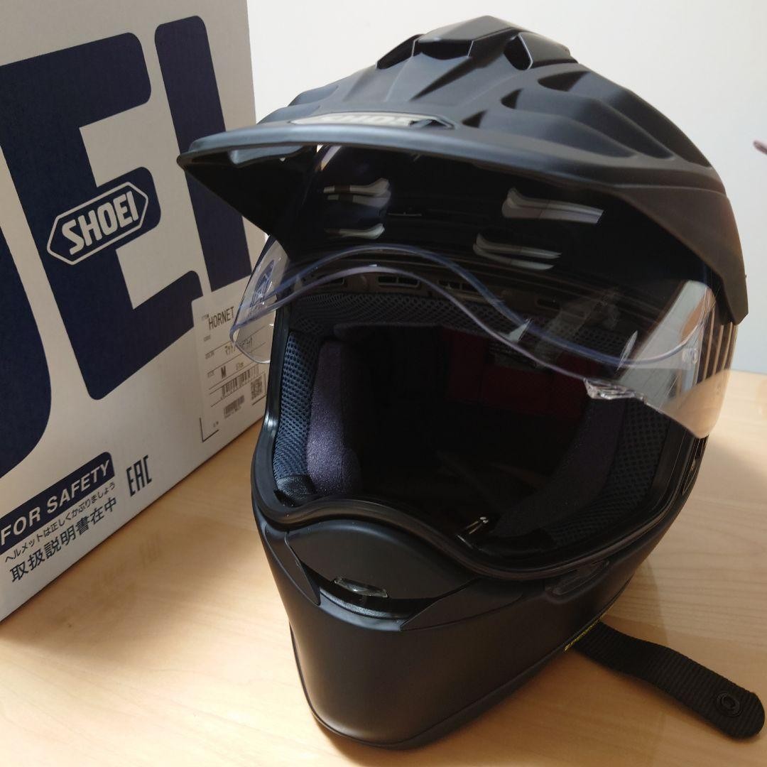 SHOEI HORNET ADV Helmet Matte Black Size M | eBay