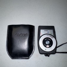 SEKONIC AUTO LEADER L-188 COMPACT HANDHELD EXPOSURE METER WITH STORAGE CASE