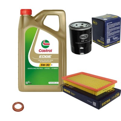 SCT Inspektionspaket 5 L CASTROL EDGE 5W-30 M für Nissan Maxima/Maxima QX V