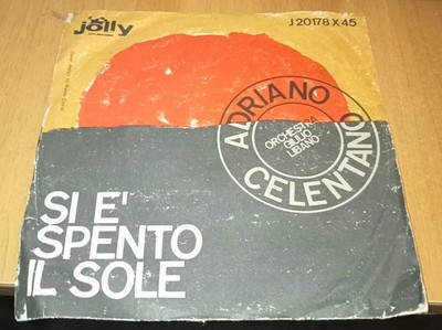 Adriano Celentano Es erloschen die Sonne - Der Halbmond - 45 Runden Vinyl