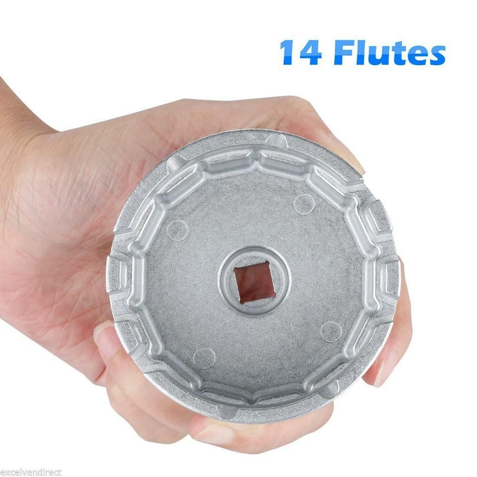 Llave de tapa de aluminio con filtro de aceite de 64,5 mm para Toyota Prius Corolla Rav4 Auris Camry Foto 4 de 4