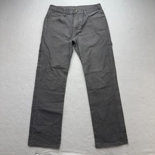 Dickies Straight leg Carpenter Jeans 32x32 Grey Canvas Workwear