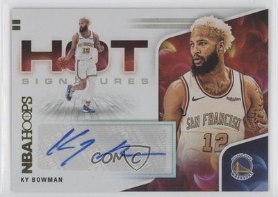 2020-21 Panini NBA Hoops Hot Signatures Ky Bowman #HS-KBW Auto 17ii