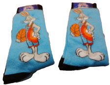 WB Spce Jam Toon Squad New Legacy 2 pair socks NOS Bugs Bunny movie promo