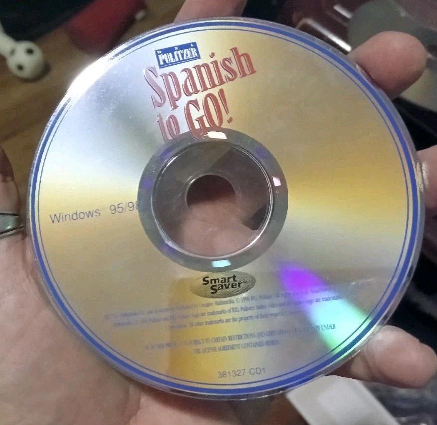 CD-ROM 2 Disc Set: Spanish To Go! Win 95/98 W/Spanish Vocab Builder Win 95/98 GC - Image 2 of 4