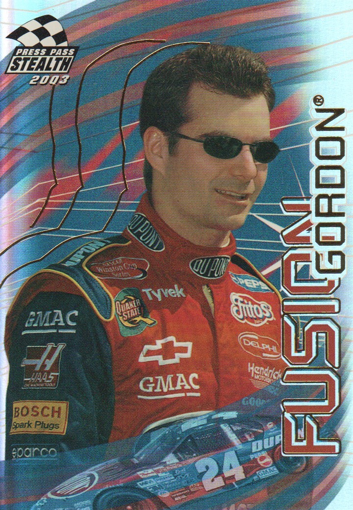 2003 Press Pass Stealth NASCAR Racing Trading Cards Fusion: Pick From List