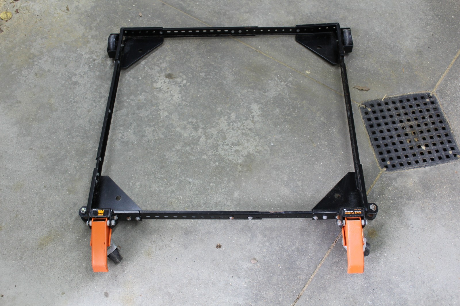 Wen ROLLING MOBILE LOCKING BASE STAND w/ WHEELS Adjustable T