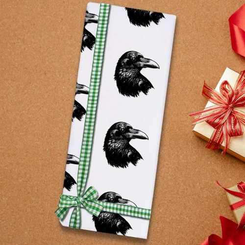 'Raven Head' Gift Wrap / Wrapping Paper / Gift Tags (GI047012) - Picture 3 of 16