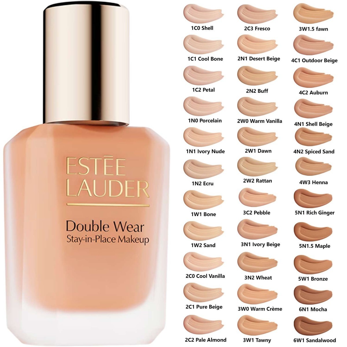 ESTEE LAUDER Double Wear Stay-in-Place Foundation SPF10 30ml