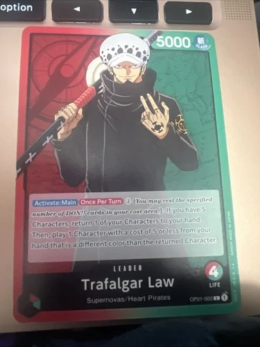 Trafalgar Law (002) OP01-002 Romance Dawn Regular Leader English
