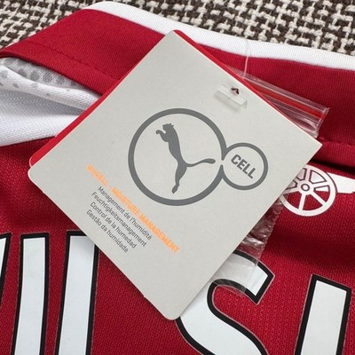 Jack Wilshere #10 Arsenal F.C. 2017/18 Home Puma Jersey PL Patch