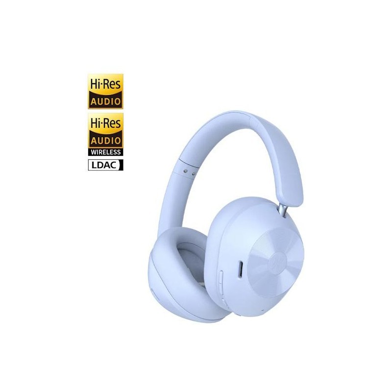 OneOdio Focus A5 Dual Hi-Res CE Cuffie DJ Wireless con ANC Sky Blue