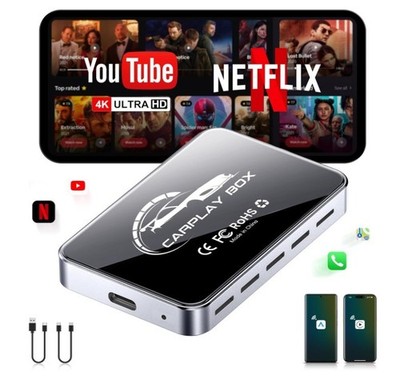 FAIMEE AI Box Wireless CarPlay Android Auto Adapter 4K Android 12