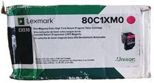 Lexmark 80C1XM0 Magenta Extra High Yield Toner Cartridge New Sealed-Open Box