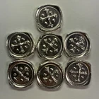 (ONE) 1/4 oz Cast & Stamped Medieval Cross And Pellet Style .999 Fine Silver Bar
