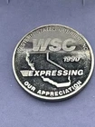 1990 Western States Courier Eagle  1 oz Troy  .999
