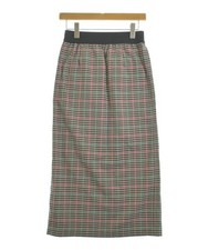 SHIPS Long/Maxi Length Skirts IvoryxBlackxPinketc. Check Pattern 2200641898204