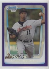 2011 Bowman Draft Chrome Prospects Retail Purple Refractor Chris Lee #BDPP73 5h9