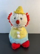 Vintage Eden Plush Musical Windup Clown Toy Be A Clown WORKS