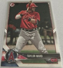 2018 Bowman Baseball Prospects Taylor Ward Los Angeles Angels base card #BP29