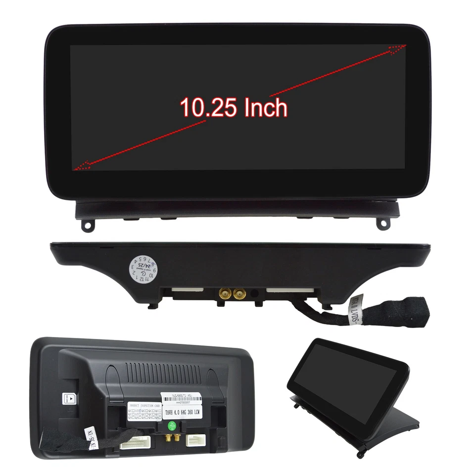 Carplay estéreo de coche de 10,25" GPS BT 6+128G para Mercedes Benz Clase C W204 2007-2010 Foto 3 de 4