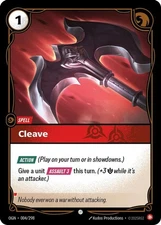 Riftbound Cleave (4/352) Origins NM