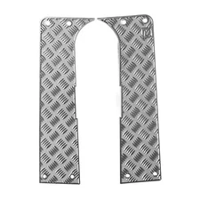 2Pcs Stainless Decorative Pedal Plate Upgrade For FMS FCX24 Wagon 1/24 RC Car