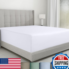 California Design Den Luxuriously Soft Twin Fitted Sheet Only - 600 Thread Count