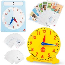 Learning Clock Activity Set 8 Doublesided Activity Cards And 25 Flashcards Digit