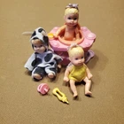 1990 Mattel Barbie Happy Family Blonde Blue Eye BABY KRISSY String-jointed Doll