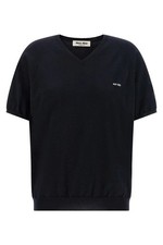 MIU MIU Blue Wool Sweater New Authentic