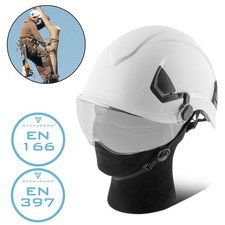 STAHLWERK Schutzhelm mit Visier EN397 EN166 Forsthelm Sicherheitshelm Augenschut