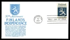 Mayfairstamps US FDC 1967 Minnesota Finland's independence 50th anniversary Firs