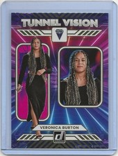 2025 Panini Donruss Tunnel Vision Press Proof Veronica Burton WNBA #15 Valkyries